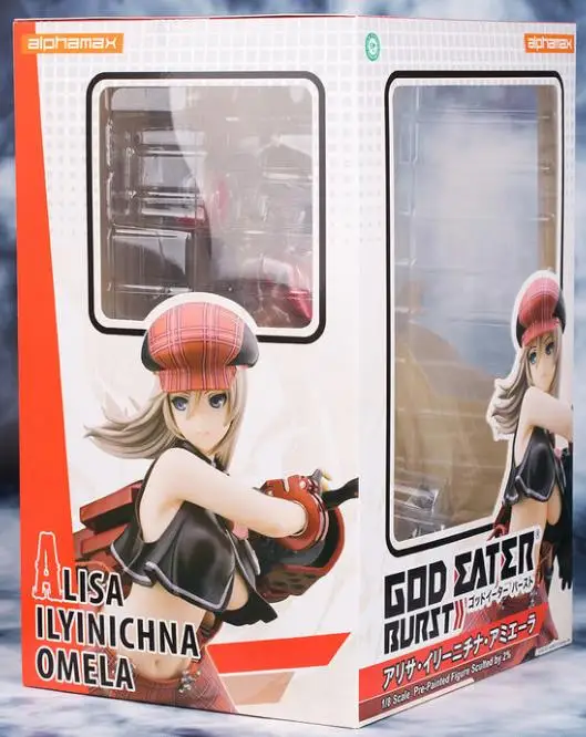 Японское аниме Alphamax игра God Eater Burst Alisa Ilyinichna Omela 1/8 Масштаб Сексуальная Девушка ПВХ