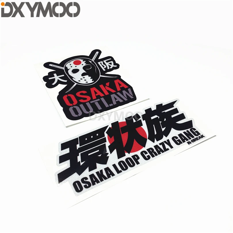 Automobile Bike Helmet Laptop Sticker Japanese Osaka Racing Team Loop Family Outlaw Motorbike Decal Car Styling | Автомобили и