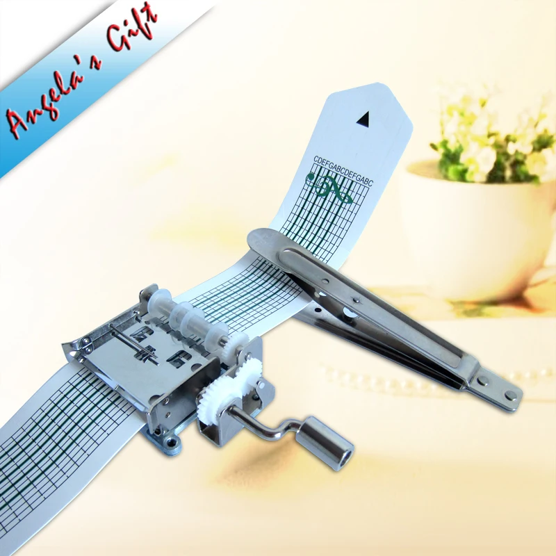 Diy Music Box 15 Notes Hand Crank Paper Strip Music Box, Unusual Gifts