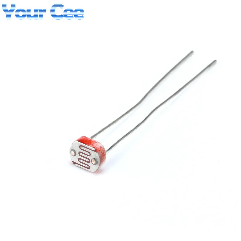 100/20pcs 5MM Photoresistor 5539 GL5539 Photoelectric Switch Element Photo Detect Photosensitive Resistance Light Dependent LDR