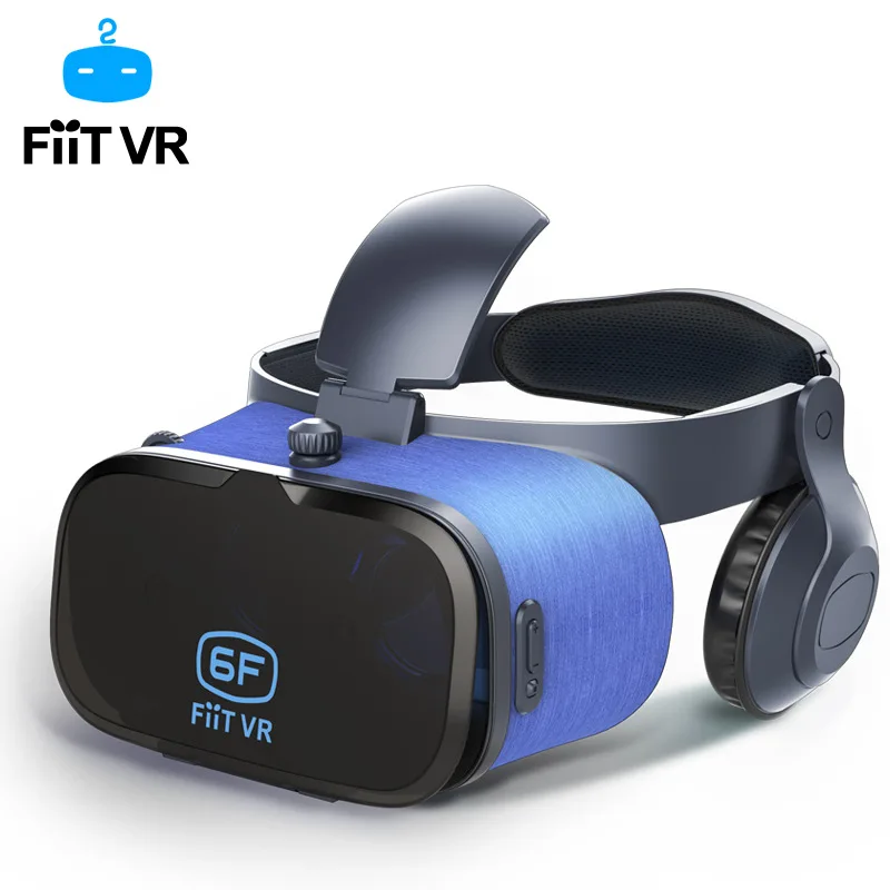 Новинка! Оригинальные FIIT VR Очки виртуальной реальности 3D очки google картон с гарнитурой стерео коробка для смартфонов 4,7-6,0 дюймов