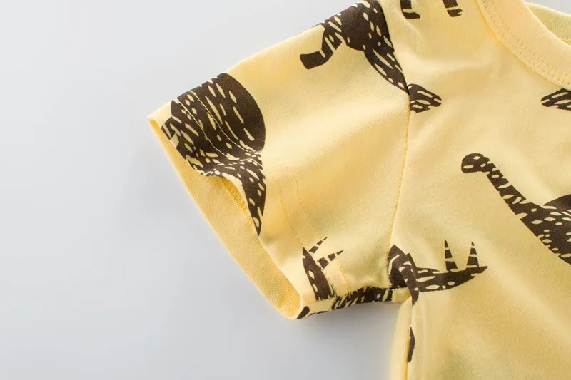 COOTELILI Cute Animal Dinosaur Children Boys T Shirt Baby Clothes Summer Cartoon Kids Girls Tee Tops Shirts 90-140cm (5)