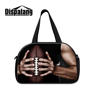 

Dispalang Fashion Printing Rugbyl Sporty Latest Travel Bags for Men Tour Totes Bag for Ladies Pretty Style Duffle Bags for Guy