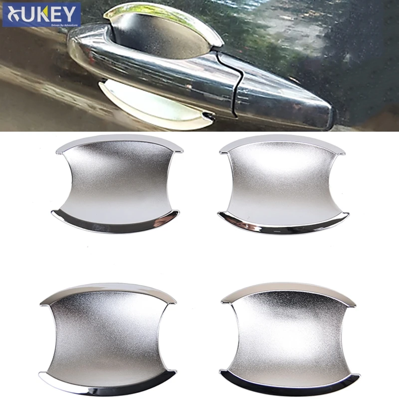 8PCS Chrome Door Handle Bowl Cavity Cover Trim Molding For HONDA CR-V CRV 12-15