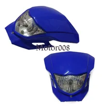 12 В синий Универсальный мотоциклов фара для велосипеды грязи HONDA CRF XR YAMAHA WR YZ SUZUKI DR DMZ KAWASAKI KLX KX