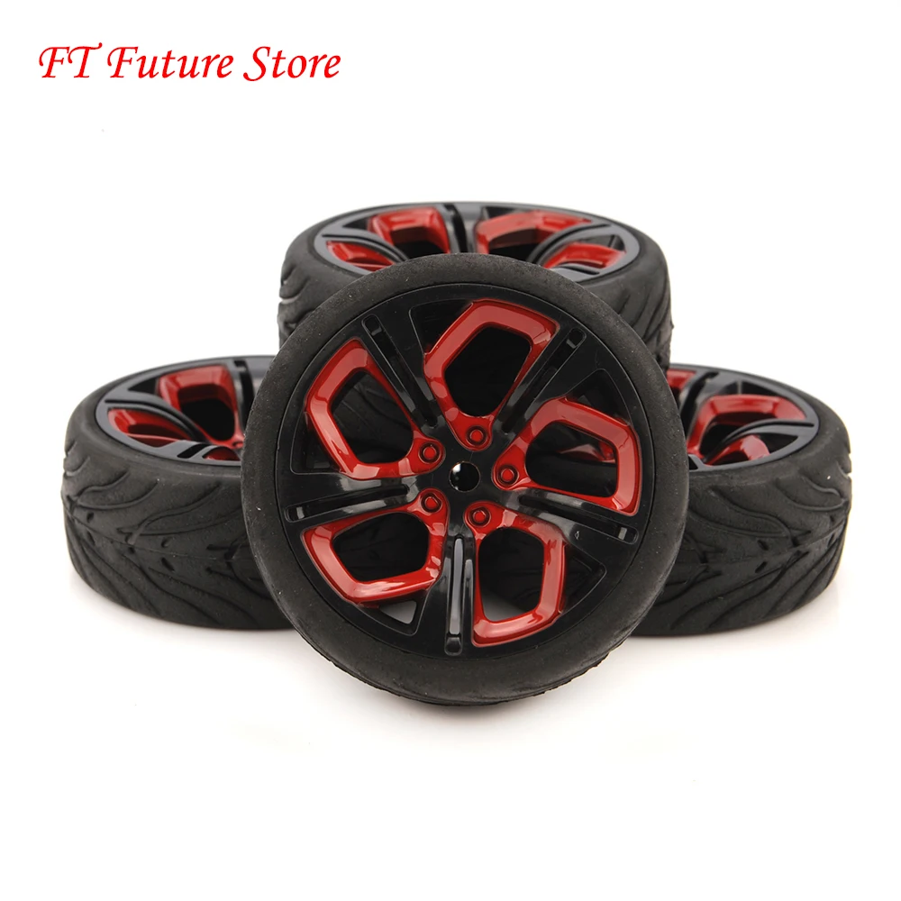 4 шт./компл. 62 5 мм шины 1/10 гоночные радиоуправляемые автомобиль на дороге обод