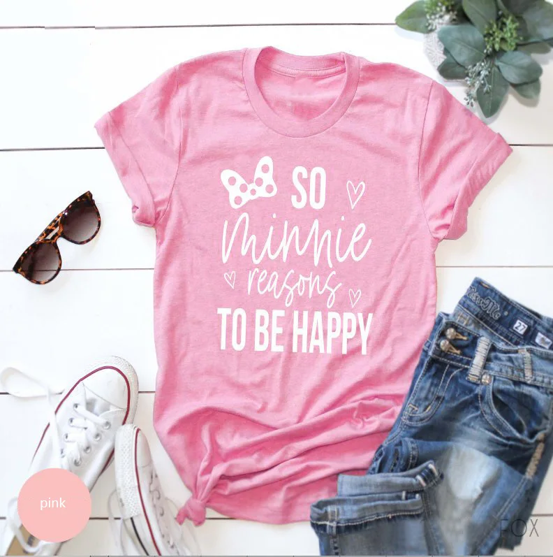 nuevos precios más bajos presentación productos de calidad Feminist Clothes Princess Vacation T Shirt Casual Minnie Reasons ... nuevos precios más bajos presentación productos de calidad Feminist Clothes Princess Vacation T Shirt Casual Minnie Reasons ...