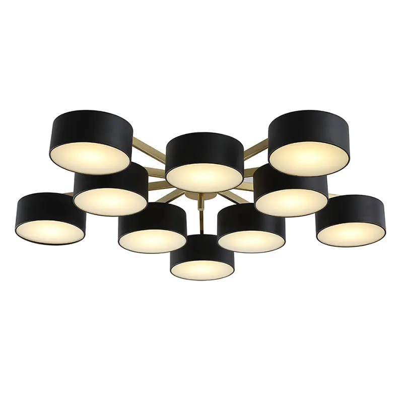 

Nordic design cake led Pendant lights Modern Creative round ceiling lamp 5 head 10 head Lamp pendant lamps livingroom bedroom