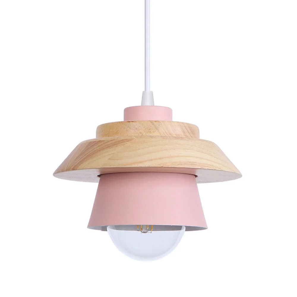 

Pink Iron American Design Pendant Light Lamp For Bedroom Study Lamp Restaurant E27 bar Pendant Lamp Led Pendant light RPL0012