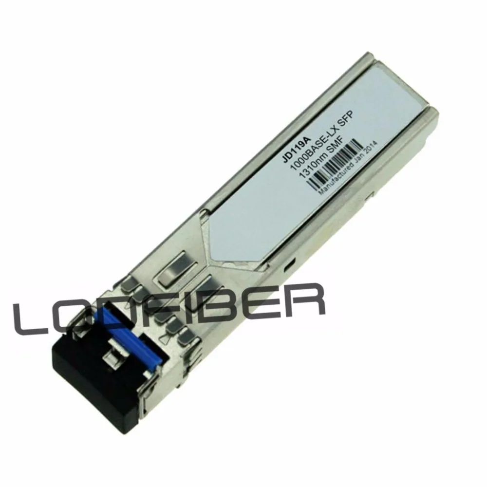 

JD119A совместимый 1000BASE-LX SFP 1310 нм 10 км DOM трансивер