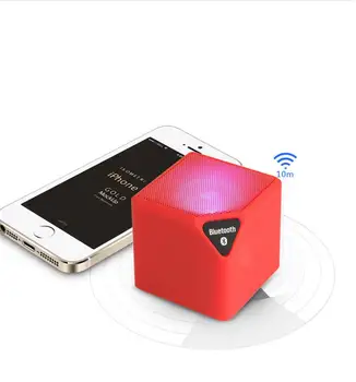 

LED Speaker, Portable LED Lighting Bluetooth Speaker Stereo Magic Cube Mini Wireless Speaker