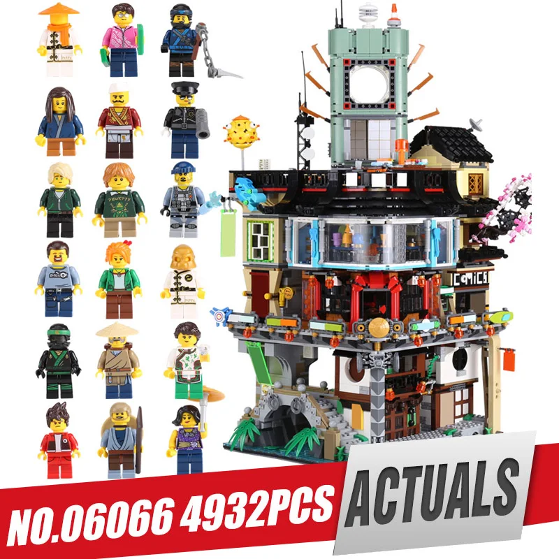 

DHL free shippig LEPIN 06066 City Series Construction Model Building Blocks Toy Bricks Compatible legoing 70620 for Children