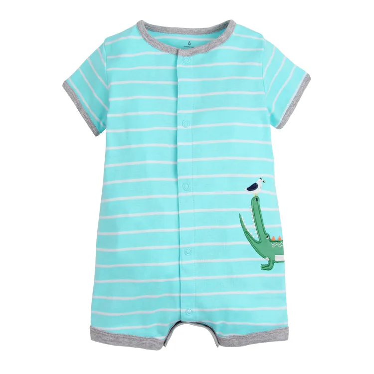 Baby Jumpsuit Cotton  2020 Summer Baby Rompers Newborn Girl Boy Baby Clothes Kids Jumpsuits High Quality Cute 100%Cotton Short Sleeve Baby Clothes Set Cute Infant Baby Girls Romper Baby Rompers