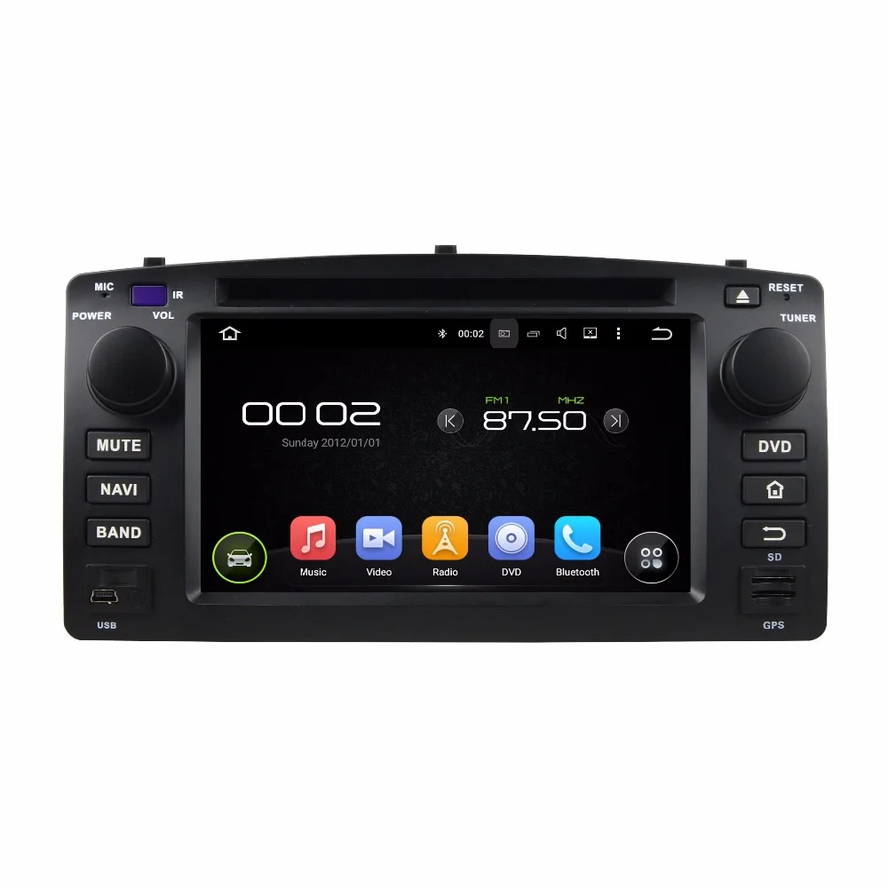 KLYDE 8 ядер 6 2 &quot2 Din Android 0 автомобильный dvd плеер для Toyota COROLLA 2004 стерео