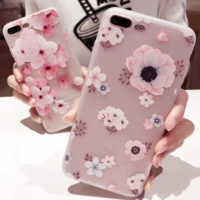 Rose Floral Cases For iPhone 3