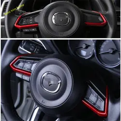 Lapetus руль стример литья гарнир Крышка отделка 2 шт./3 цвета подходит для Mazda CX-9 CX9 2017 2018 2019/Интерьер комплект