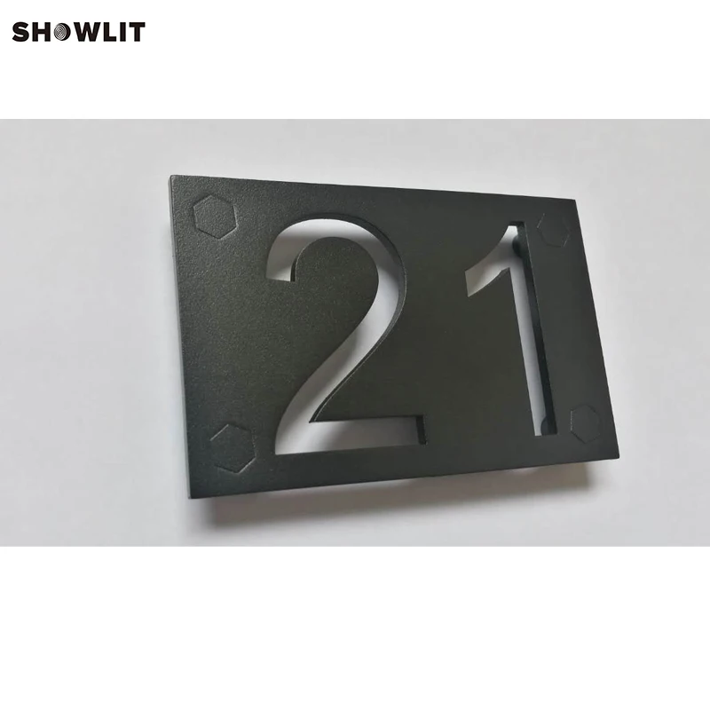 Black House Numbers Door Plate | Обустройство дома