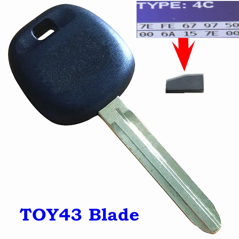 TOY44D PT транспондер зажигания чип ключ для автомобиля Toyota Camry Rav4 Corolla H Master Key 4D67 4C Чип