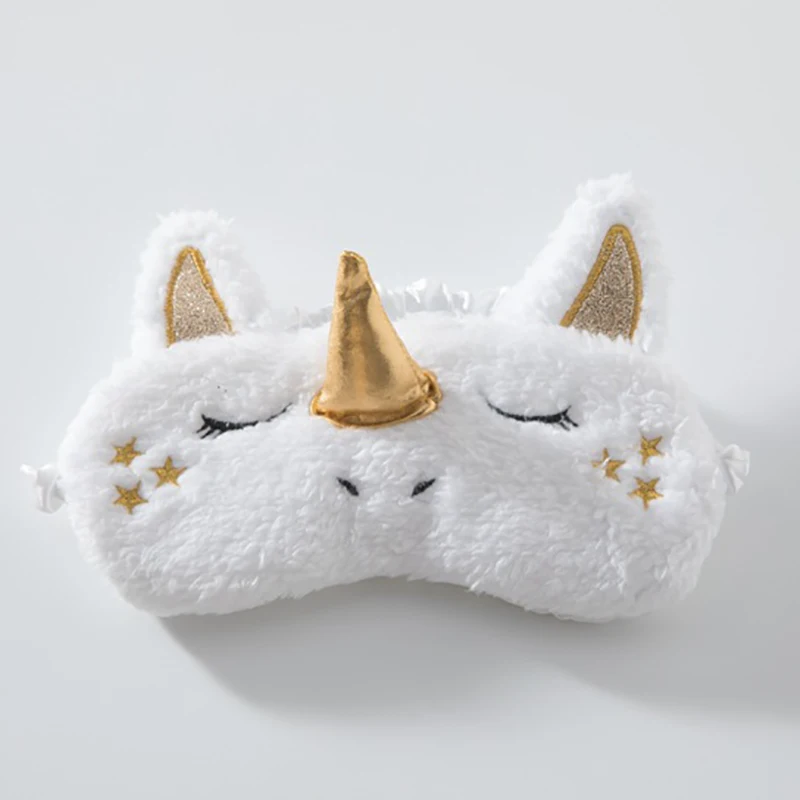 

Cute Unicorn Alpaca Sleeping Eye Mask Cartoon Blindfold Eye Cover Shadow Soft Cover For Girl Kid Teen Traveling Sleep Eyeshade