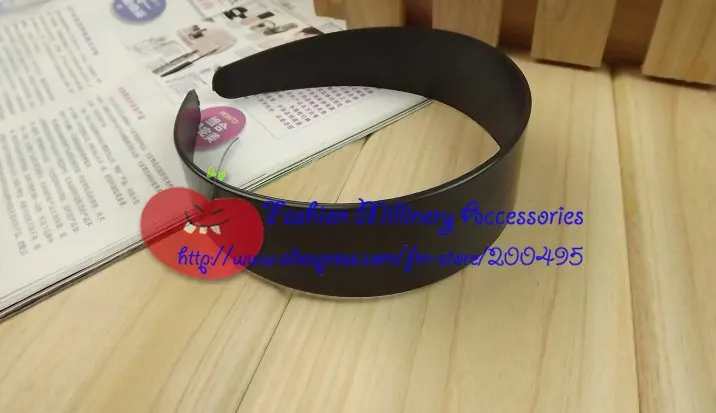 

Free Shipping Cheap 3.8cm(1-1/2") PVC Headband DIY Plastic For Women 50pcs/lot Whalesale