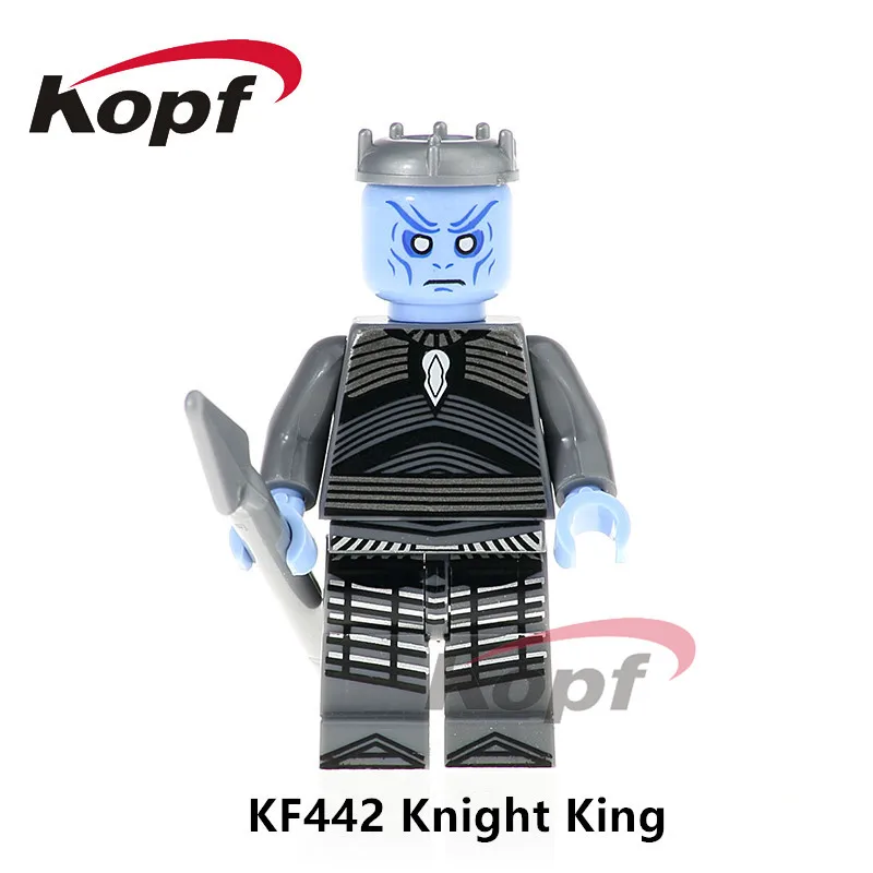 

Single Sale Super Heroes Game of Thrones Knight King Barristan Selmy Supergirl Iron Man Building Blocks Children Gift Toys KF442