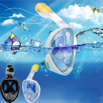 

Gosear Diving Snorkeling Scuba Full Face Glasses Mask Goggles for Gopro Go Pro Hero 5 4 3 2 Hero5 Xiaomi Xiomi Yi Sjcam SJ4000