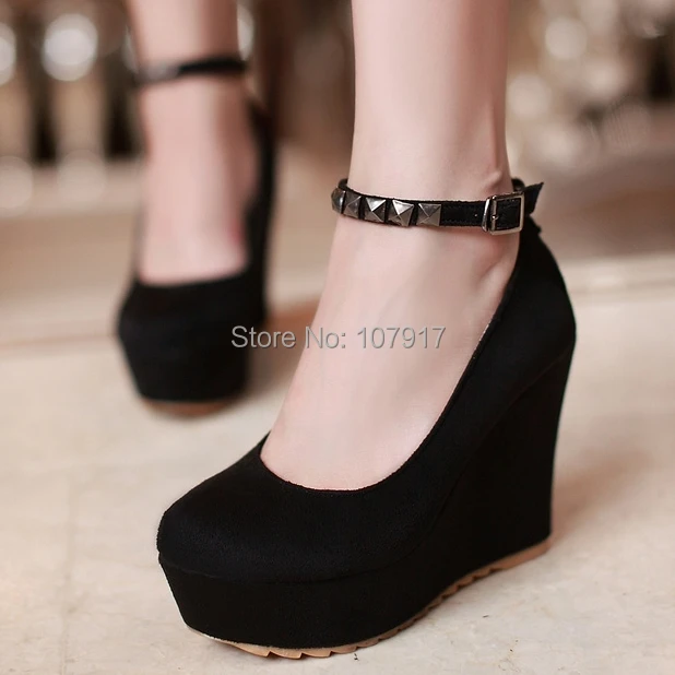 2015 Cheap Price New Sexy Fashion Ankle Straps Women Shoes Vogue Wedges