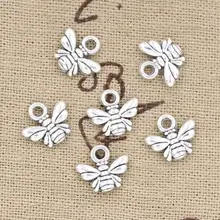 30 шт. Подвески в виде пчелы 10x11 мм Античная решений Подвеска fit, Винтаж тибетская Серебряная бронзовая, DIY ювелирные изделия ручной работы