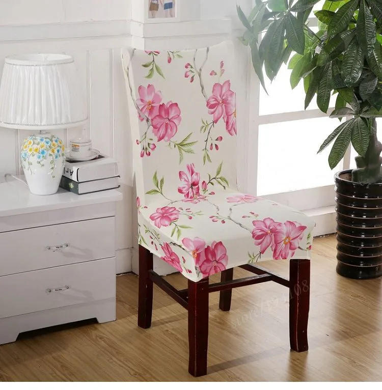 15 цветов с цветочным принтом эластичные чехлы на кресла для свадебной вечеринки накидки для торжества домашний декор накидка на офисный стул сплошной цвет