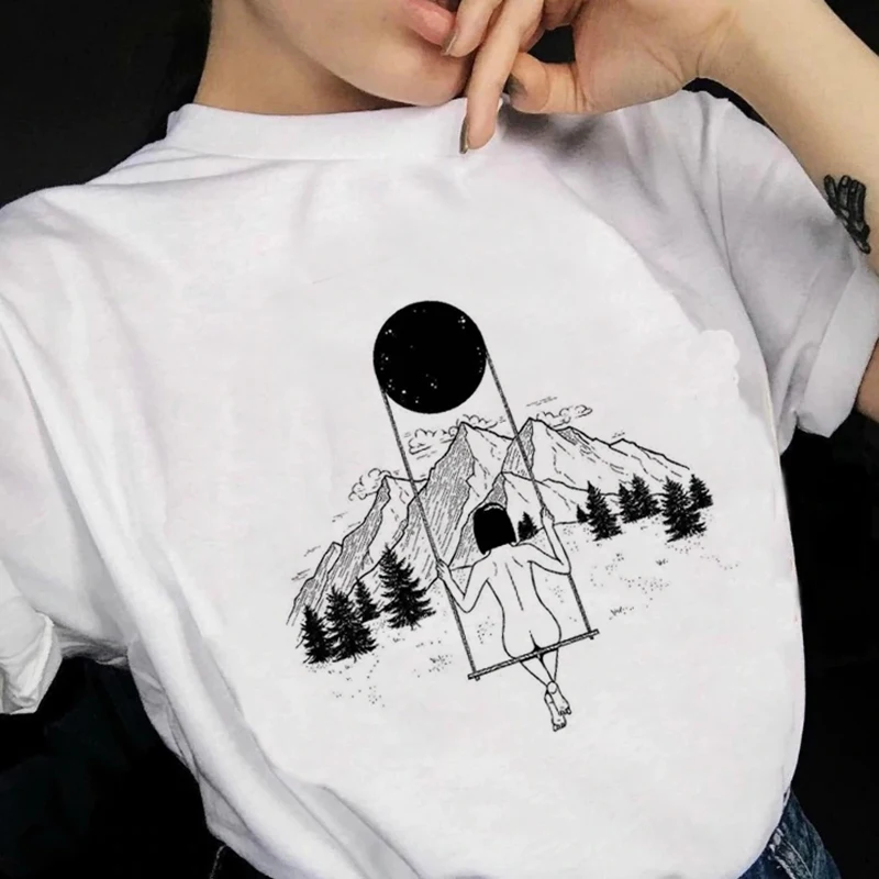 

Harajuku Streetwear Bts T-Shirt Graphic Tees Women Anime Tshirts Cotton Ins Fashion Summer Tops Funny Tshirt Femme Aesthetic