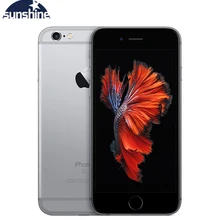 Apple iPhone 6S смартфон разблокированный 4 аппарат не привязан к оператору сотовой связи мобильного телефона 4,7 ''12.0MP IOS 9 двухъядерный процессор, 2 Гб Оперативная память 16 GB/64 GB Встроенная память