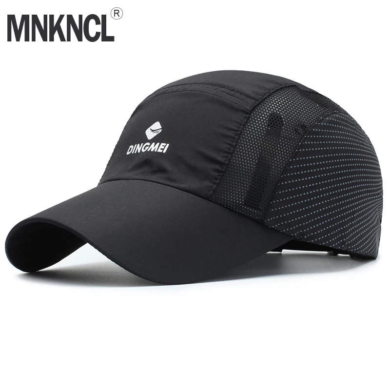 

MNKNCL 2019 Summer Men Baseball Caps Women Breathable Mesh Thin Snapback Cap Male Sports Caps Quick Drying Hats Couple Style Hat