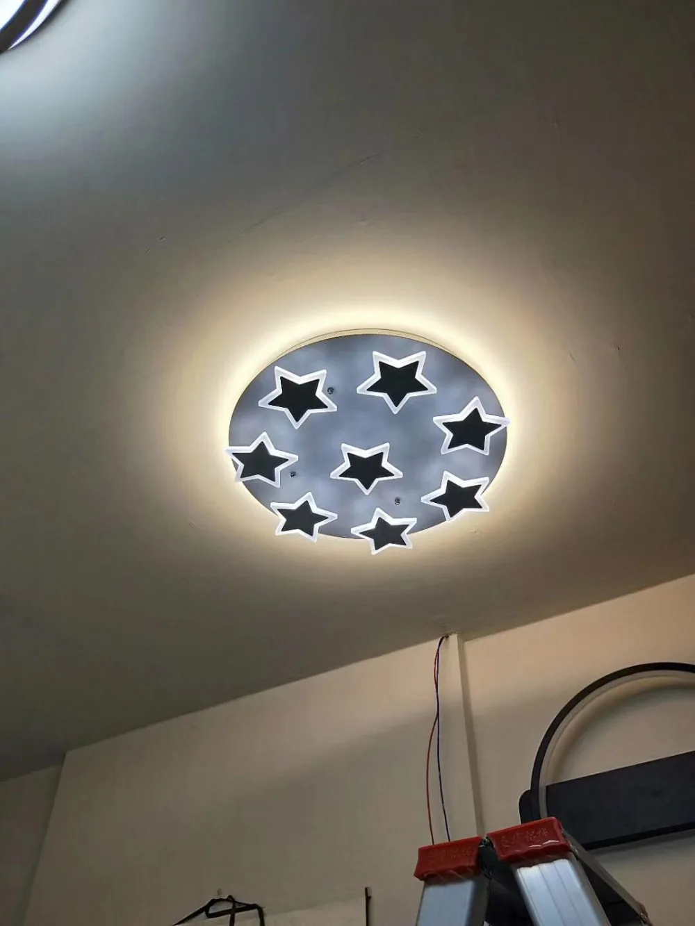 Star Ceiling Light For Living Room Bedroom Kids Lamp
