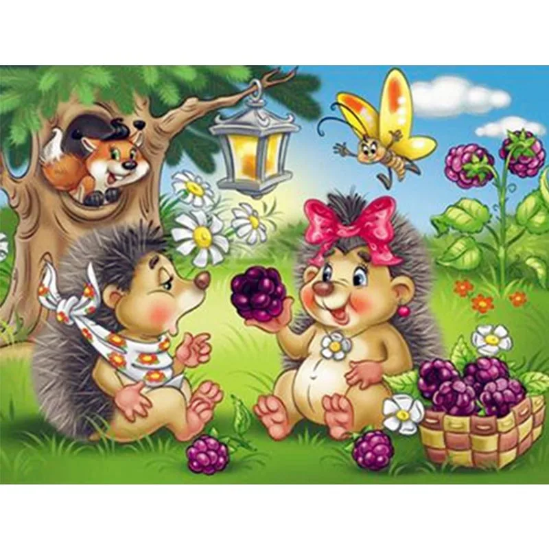 5D DIY Diamond Painting Full Square/Round Drill &quotsquirrel&quot Embroidery Cross Stitch gift Home Decor Gift D01 | Дом и сад