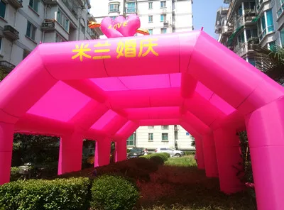 

Customized Giant Tent Inflatable Arch Cover For Event 15m L X8 m W