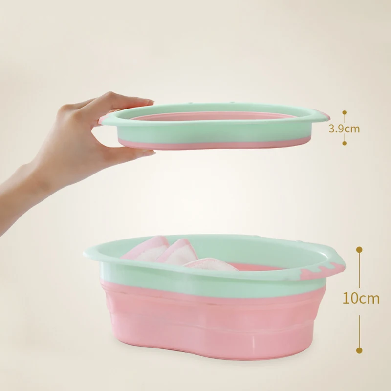 Newborn Foldable Washbasin PP Baby Bath Small Washbasin Infant Plastic Wash Ass Childen Goods Baby Bath Tub