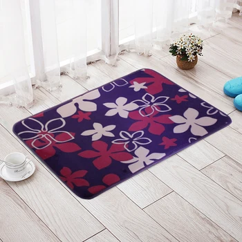 

Pastoral Flower Printed Bathroom Mats Rugs Carpets Non Slip Mats for Living room Bedroom Stairs Floor Baby Crawled Mat Bath Rugs