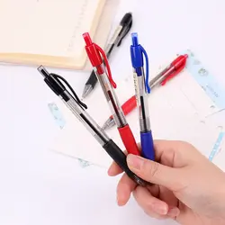 0,7 мм вместимость Пластик гелевая ручка цвета — красный, синий, черный нейтрального масла ручка Школа Офис основные канцелярские