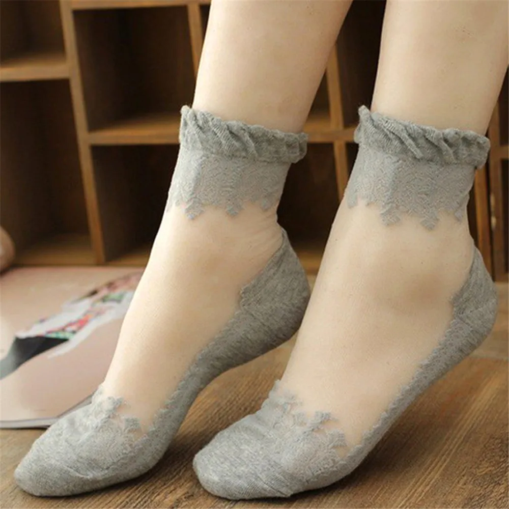 Buy Cute Women Ruffle Soft Cotton Ankle Socks