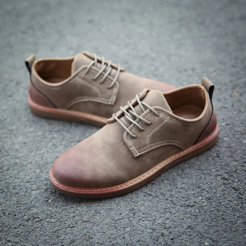 fashion leather casual shoes men comfortable leisure moccasins cheap dress male footwear work elegant boy oxford shoes for m (12)