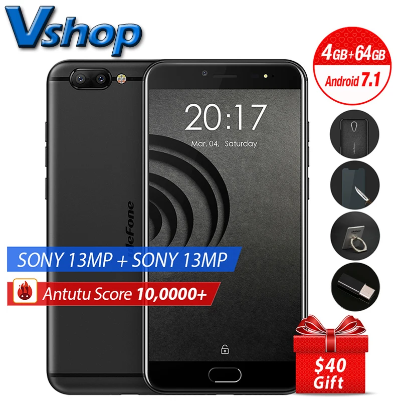 bilder für Ursprüngliches Ulefone Gemini Pro 4G Handys Android 7.1 4 GB RAM 64 GB ROM Deca Core Smartphone 2 Zurück Kamera 5,5 zoll Zelle telefon bilder für Ursprüngliches Ulefone Gemini Pro 4G Handys Android 7.1 4 GB RAM 64 GB ROM Deca Core Smartphone 2 Zurück Kamera 5,5 zoll Zelle telefon