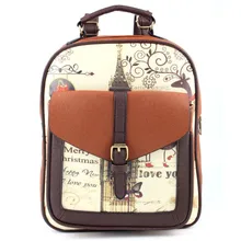 Woweino Excellent Quality 2016 New Fashion Women Fashion Simple Satchel Backpack Rucksack Shoulder School Free Shipping