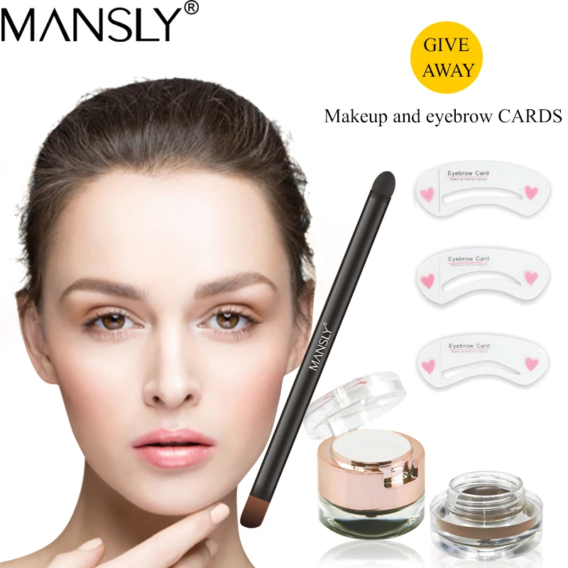 MANSLY Brand Eyes Makeup Kit Highlighter Eyebrow Cream Eye Makeup Paint