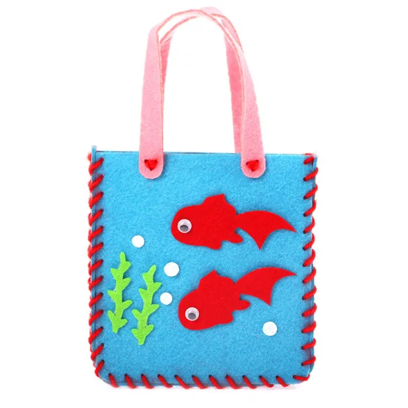 DIY Ручная сумка ручной работы из нетканого материала игрушка Мультяшные животные для детей подарок для девочек - Цвет: 06