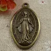 30 Pieces Bronze Plated Goddess Charms Pendant 48x26MM C1831 Jewelry Finding Craft 1