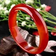 Натуральный красный агат браслет Халцедон