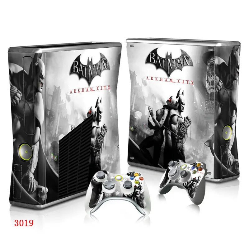 Batman Hero Custom Skin Host Vinyl Protective Case Sticker & 2 Gamepad  Decals +4x Caps for Xbox 360 Slim Console|stickers stickers|sticker  casestickers batman - AliExpress