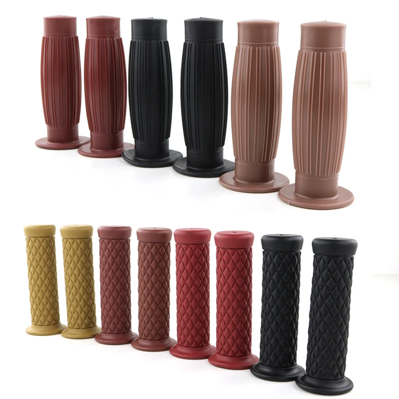 

For Kawasaki KZ650 K750 For Honda CBR600F CBR1000RR 2008-2018 Universal Fit 7/8" 22mm Motor Rubber Cafe Racer Handlebar Grips