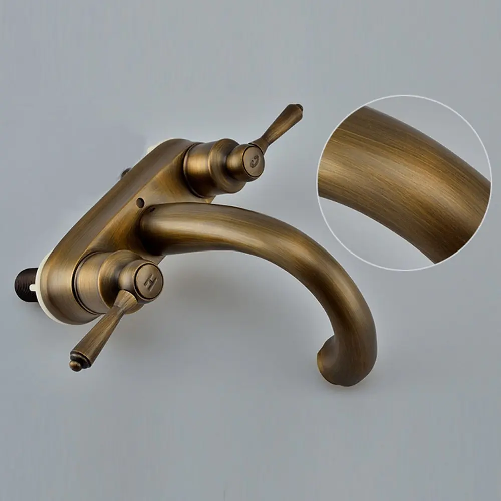 Современные латунные смесители с двойным отверстием 4 дюйма|deck mounted|mixer tapswashbasin mixer