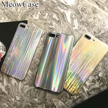 For iPhone X 6 6s 7 8 plus cover case silicone soft TPU colorful glossy phone cases for iPhone 5 5s SE case luxury fashion cover